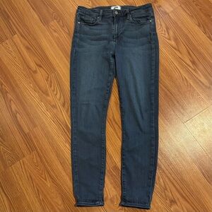 Anthropologie Paige Verdugo Ankle Women's Dark Blue Denim‎ Pants Size 30 NWOT